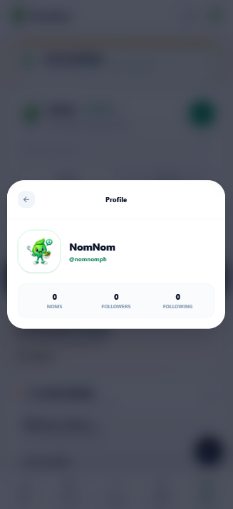 NomNom community profile